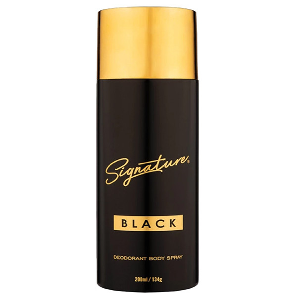 Signature Deo Bodyspray-Black 200ml (Buy 1 Get 1 Free)