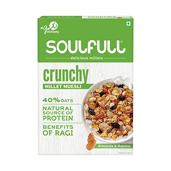 Image of SOULFULL MILLET MUESLI - CRUNCHY 400G