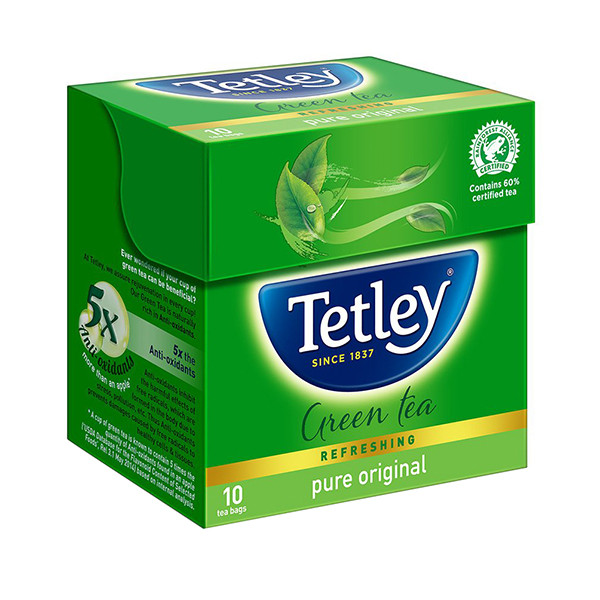 Image of Tetley Green Tea Bag Plain