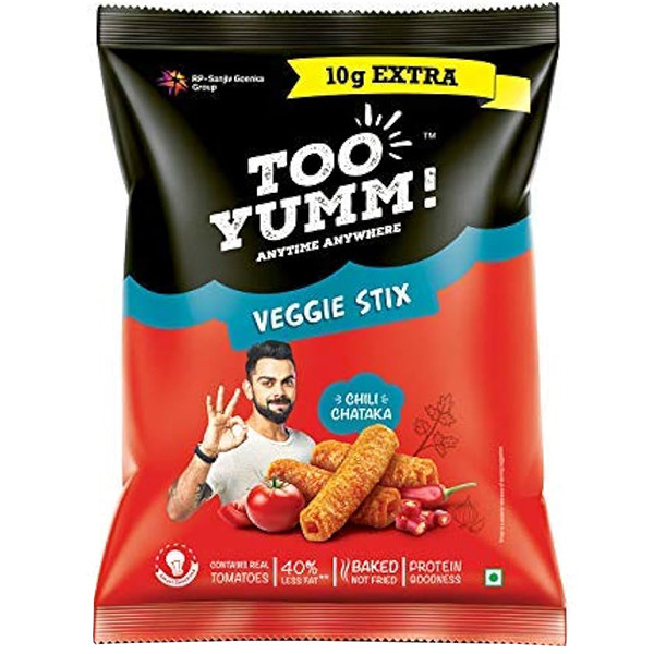 Image of Too Yumm Veggie Stix Chili Chataka 82g