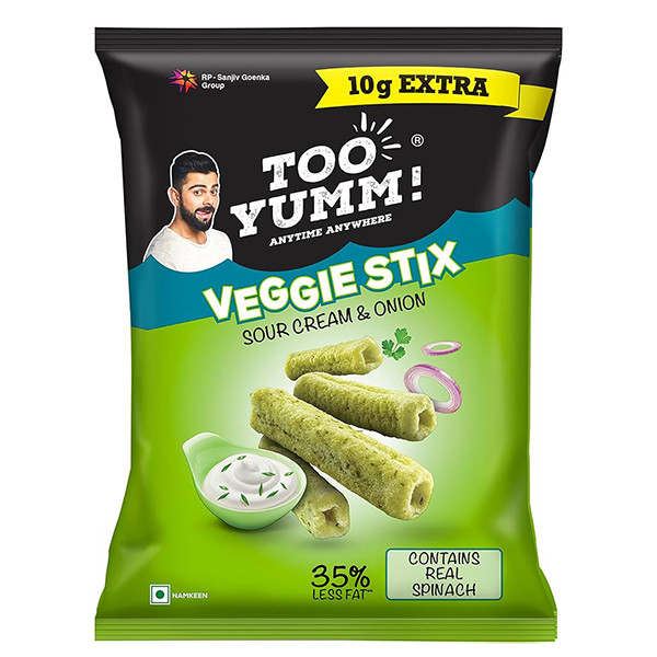 Image of Too Yumm Veggie Stix Sour Cream &amp; Onion 82g