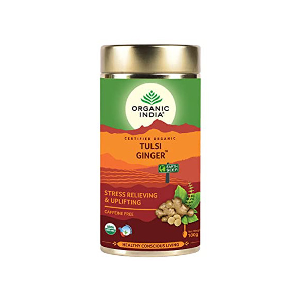 Image of TULSI GINGER 100G TIN