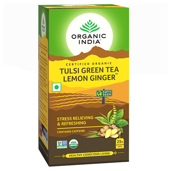 Image of Tulsi Green Tea Lemon Ginger