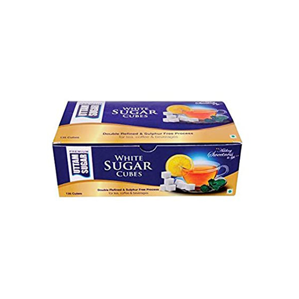 Image of UTTAM WHITE SUGAR CUBES 500G