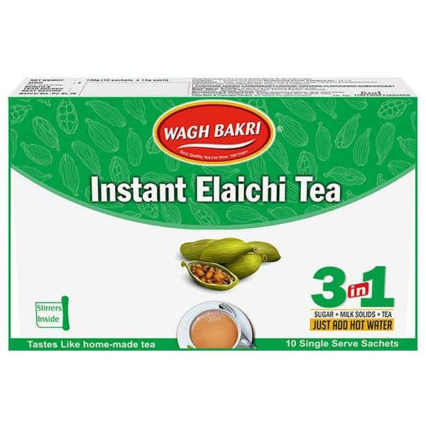Wagh Bakri Instant Elaichi Tea 10s