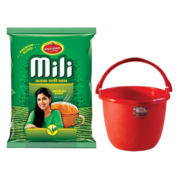 Image of Wagh Bakri Milli 1kg Pouch(Bucket Free)