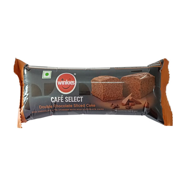 Winkies Cafe Select Double Chocolate Sliced Cake 70G