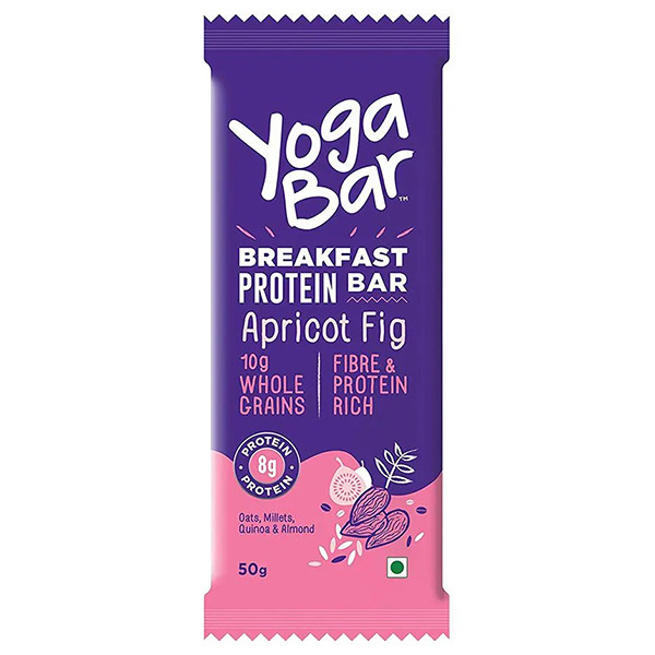Yoga Bar Protein Bar Apricot Fig 50g (Buy 1 Get 1 Free)