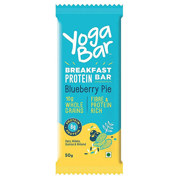 Yoga Bar Protein Bar Blueberry Pie 50g (Buy 1 Get 1 Free)