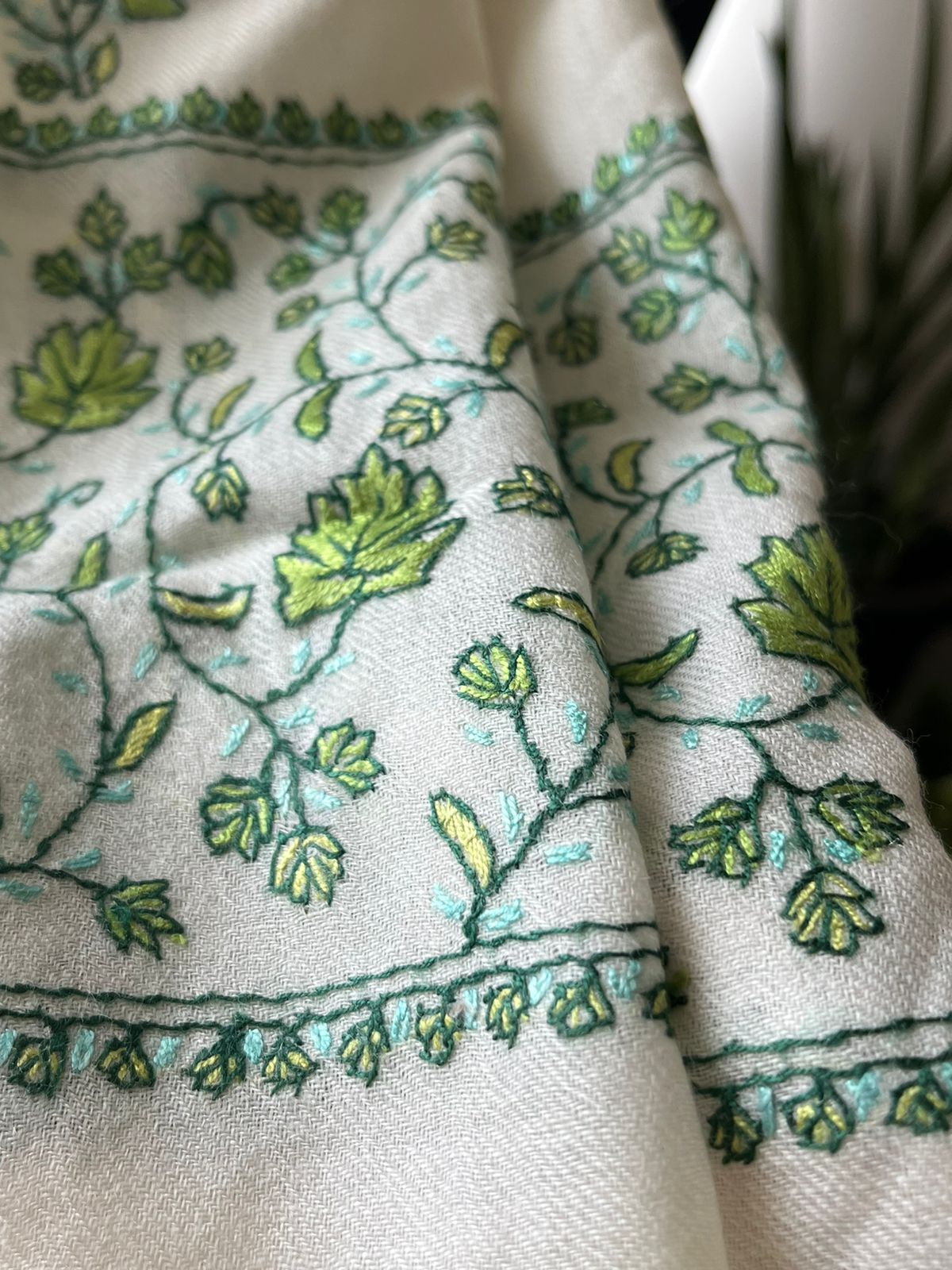 Beautiful Sozni Embroidered Handcrafted Woollen Stoles