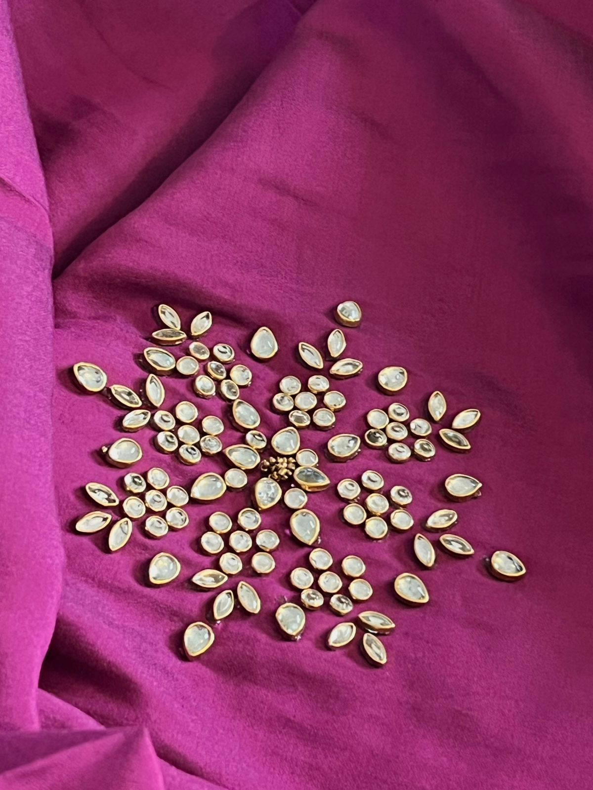 Absolutely stunning and gorgeous heavy hand work Kurta - Regal Violet