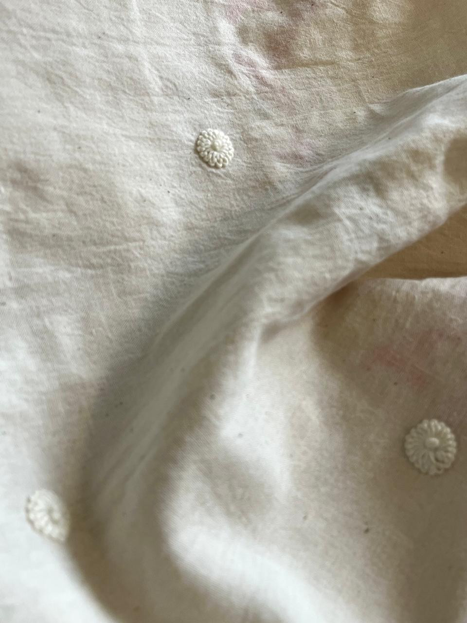 Beautiful Handloom cotton Kurtas with Hand Mirror work and Embroidery