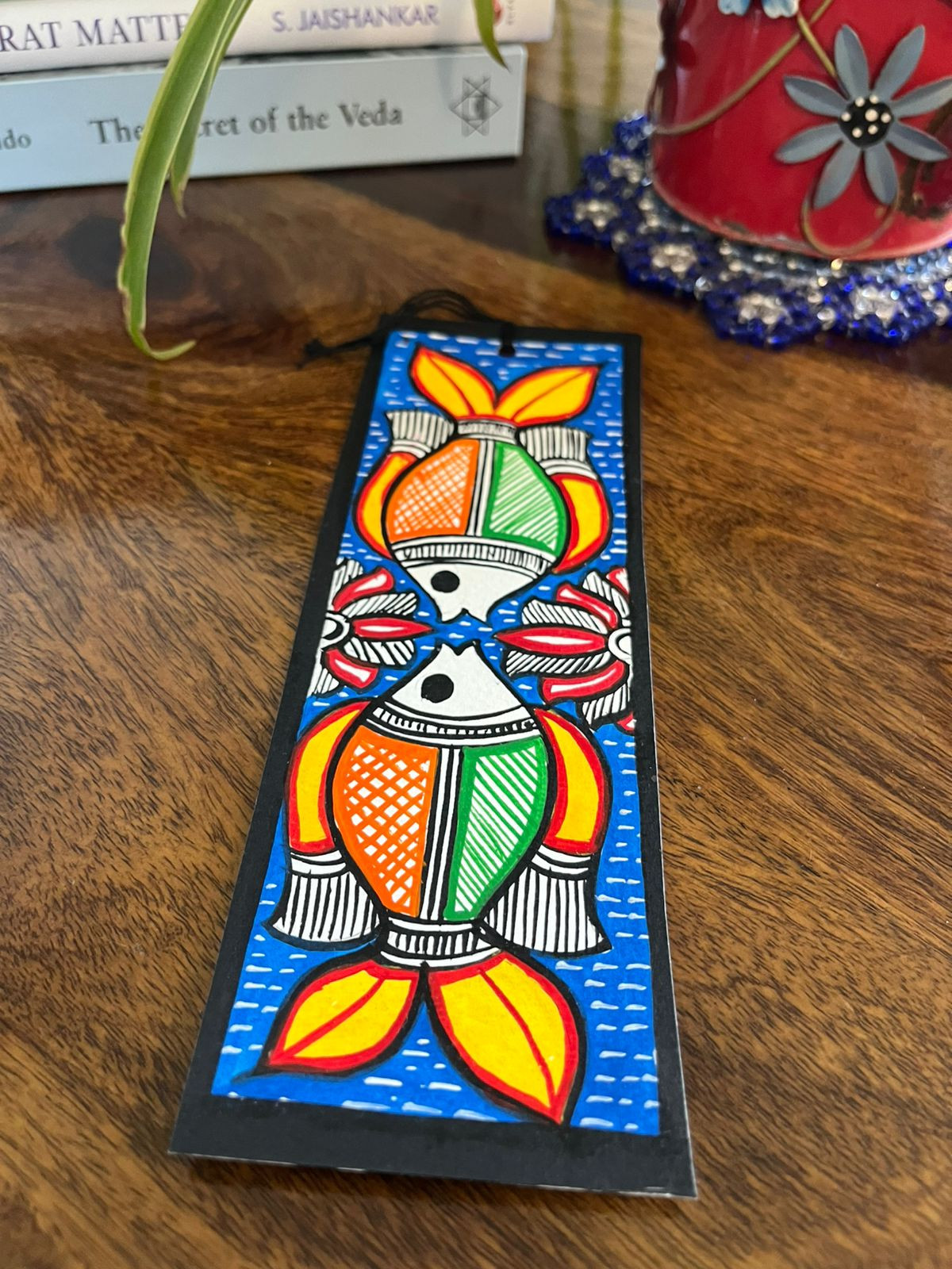Bookmarks - Madhubani Handpainted - Set of 4