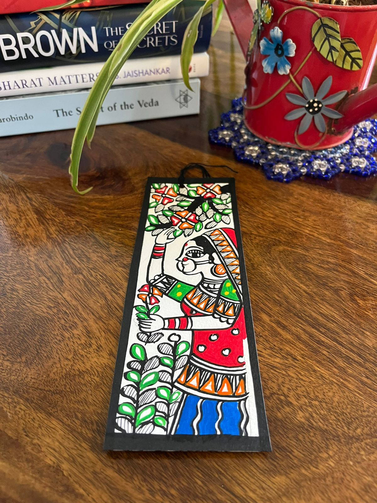 Bookmarks - Madhubani Handpainted - Set of 4