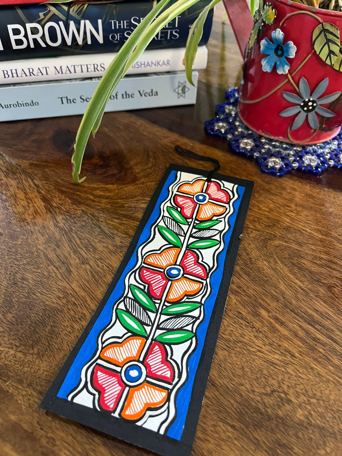 Bookmarks - Madhubani Handpainted - Set of 4
