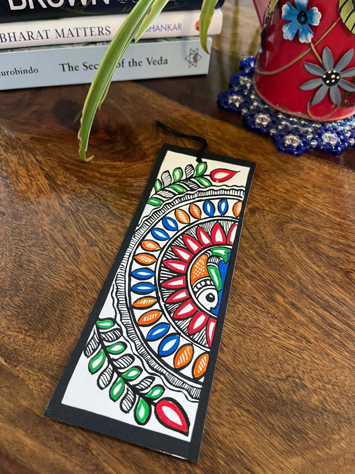 Bookmarks - Madhubani Handpainted - Set of 4