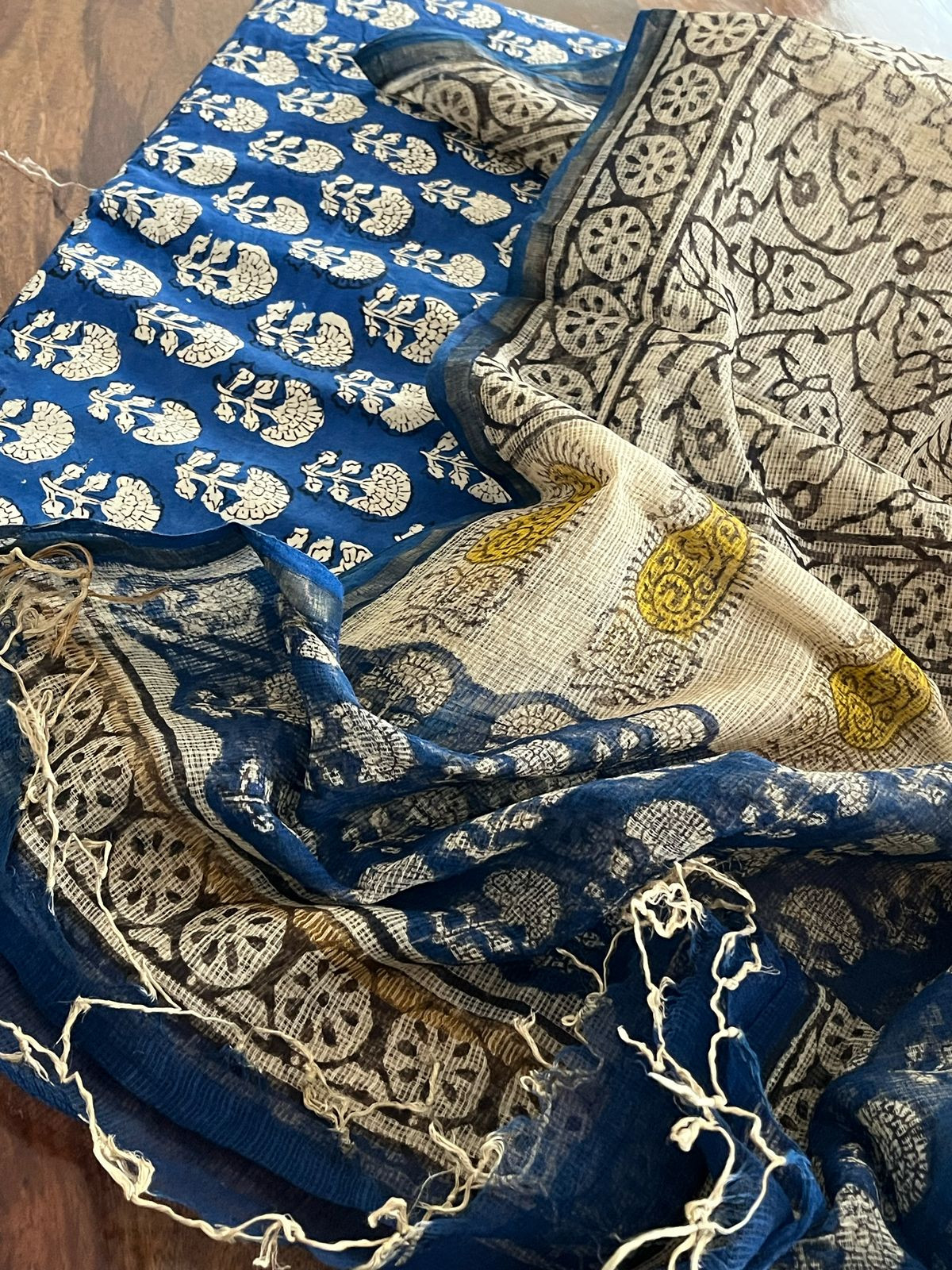 Pure cotton 3 piece Suits with kota Doria Dupatta