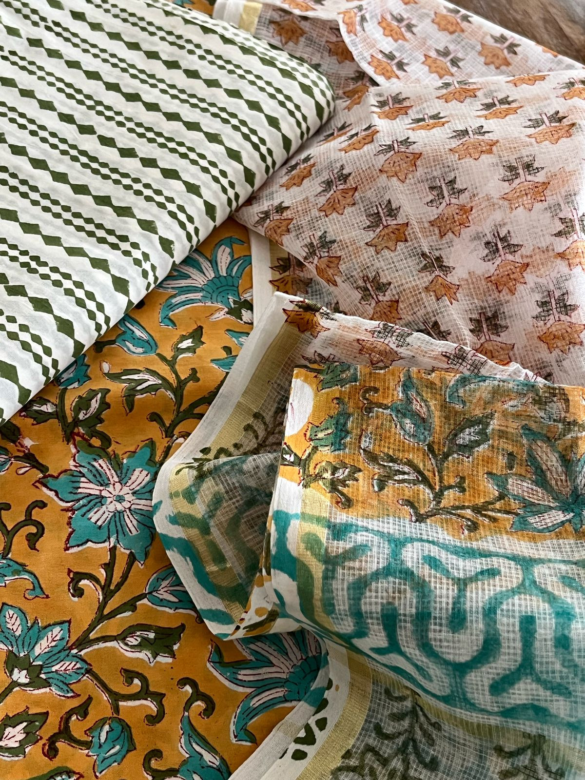 Pure cotton 3 piece Suits with kota Doria Dupatta