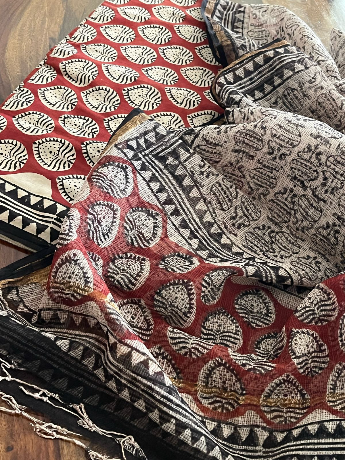 Pure cotton 3 piece Suits with kota Doria Dupatta