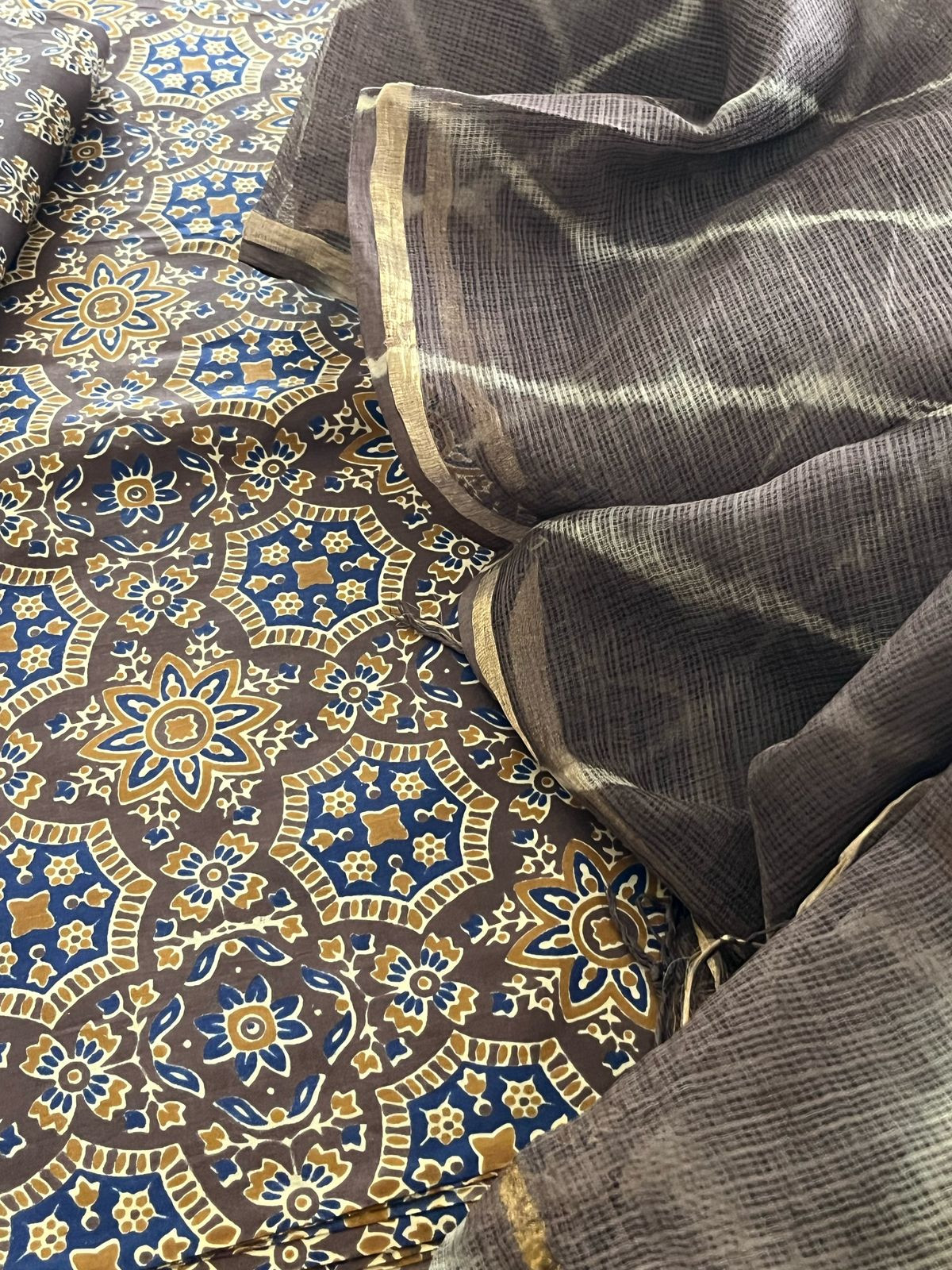 Pure cotton 3 piece Suits with Kota Doria Dupatta