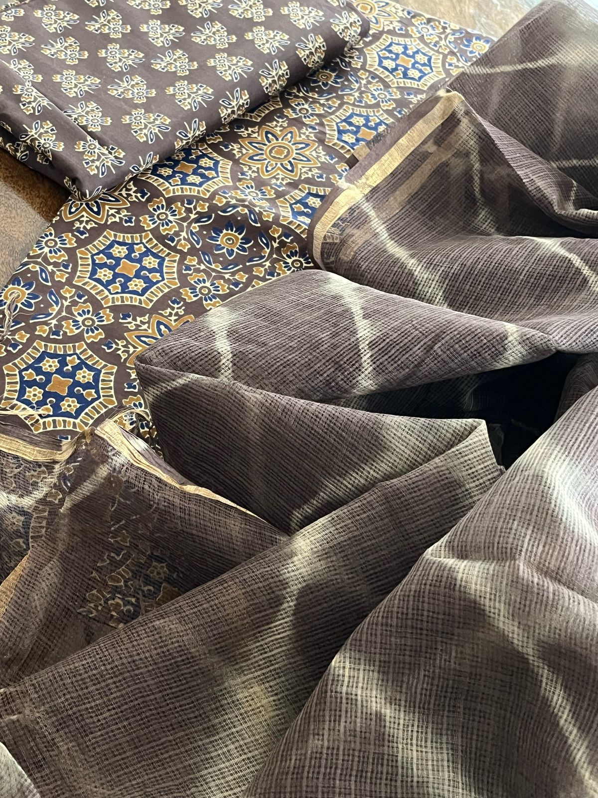 Pure cotton 3 piece Suits with Kota Doria Dupatta