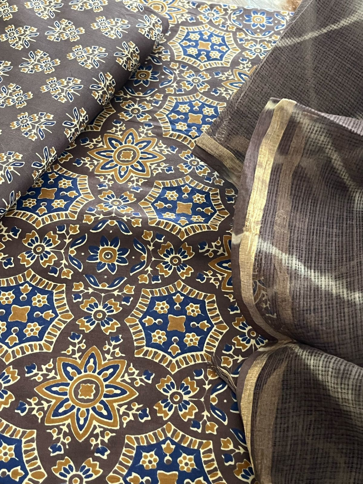 Pure cotton 3 piece Suits with Kota Doria Dupatta