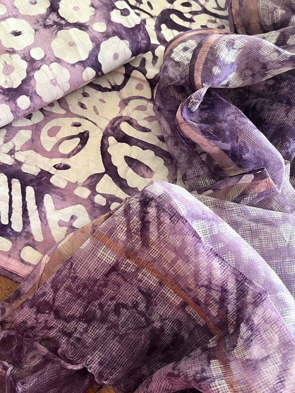 Pure cotton 3 piece Suits with kota Doria Dupatta