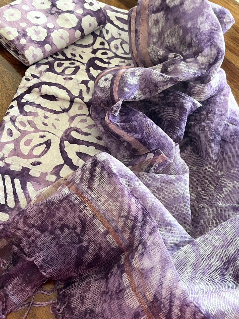 Pure cotton 3 piece Suits with kota Doria Dupatta