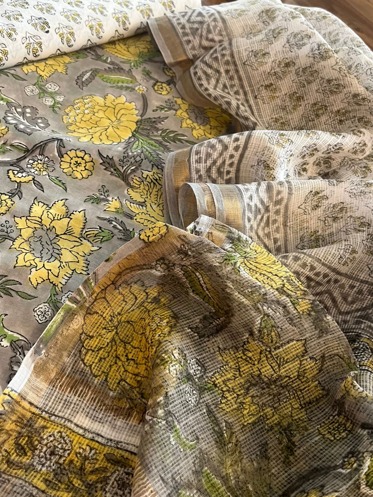 Pure cotton 3 piece Suits with kota Doria Dupatta