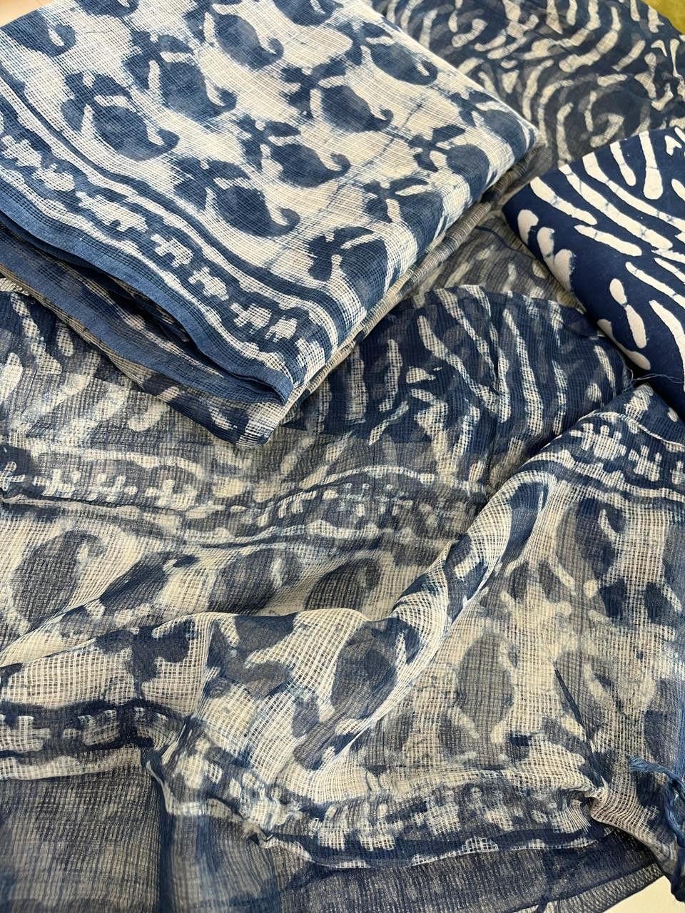 Pure Kota Cotton Handblock printed Suits