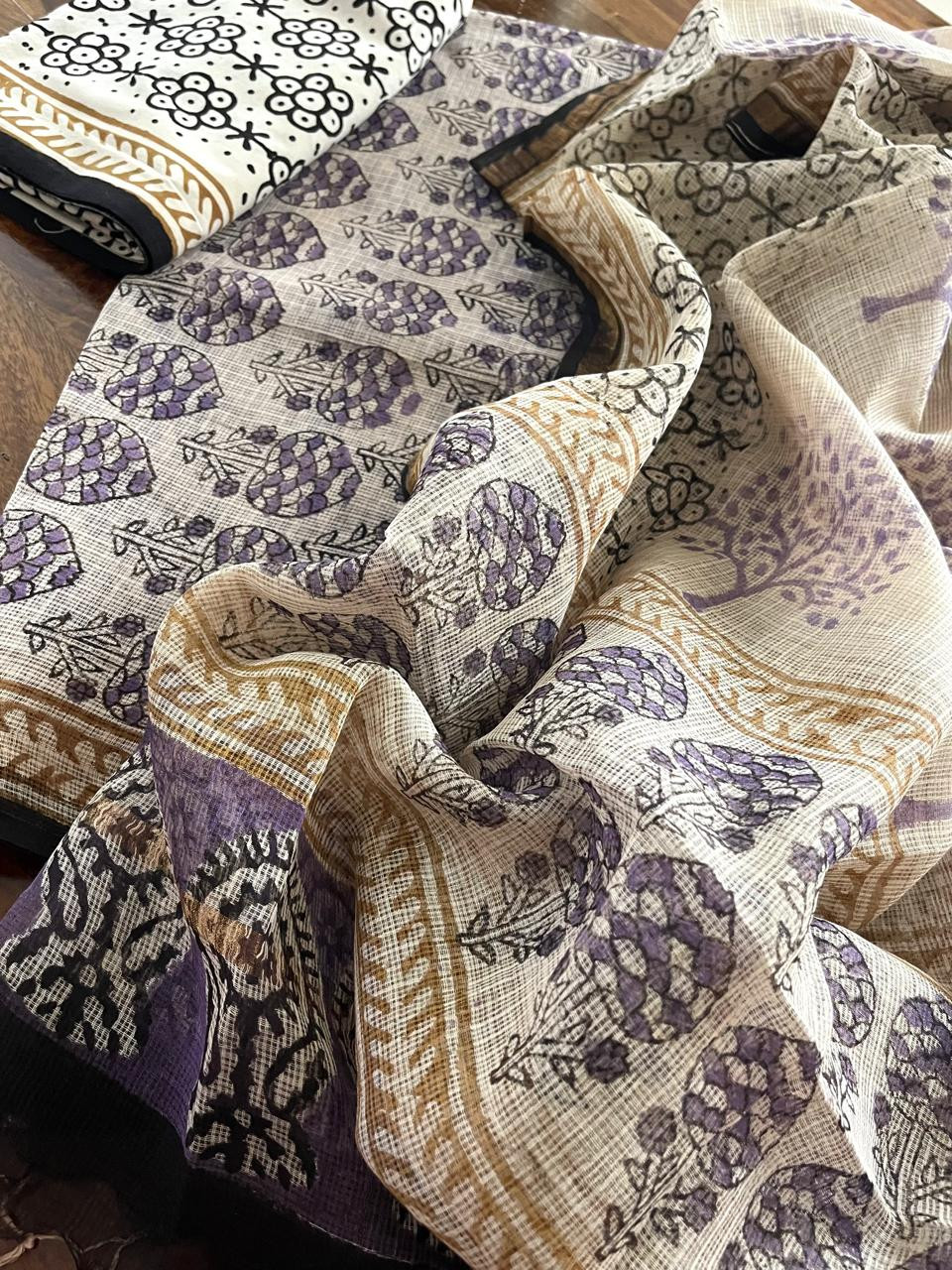 Pure Kota Cotton Handblock printed Suits