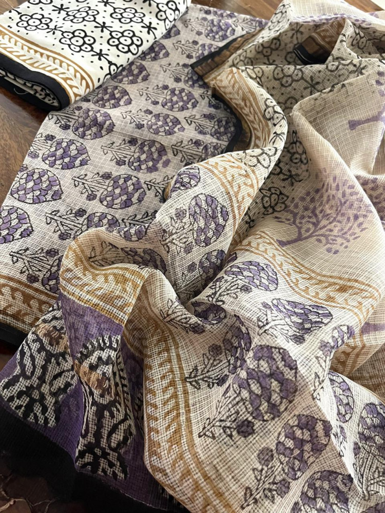 Image of Pure Kota Cotton Handblock printed Suits