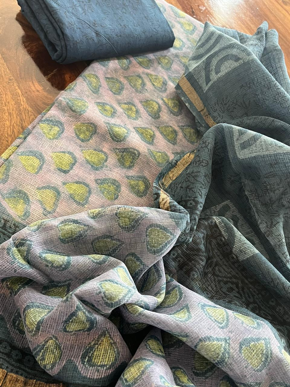 Pure Kota Cotton Handblock printed Suits