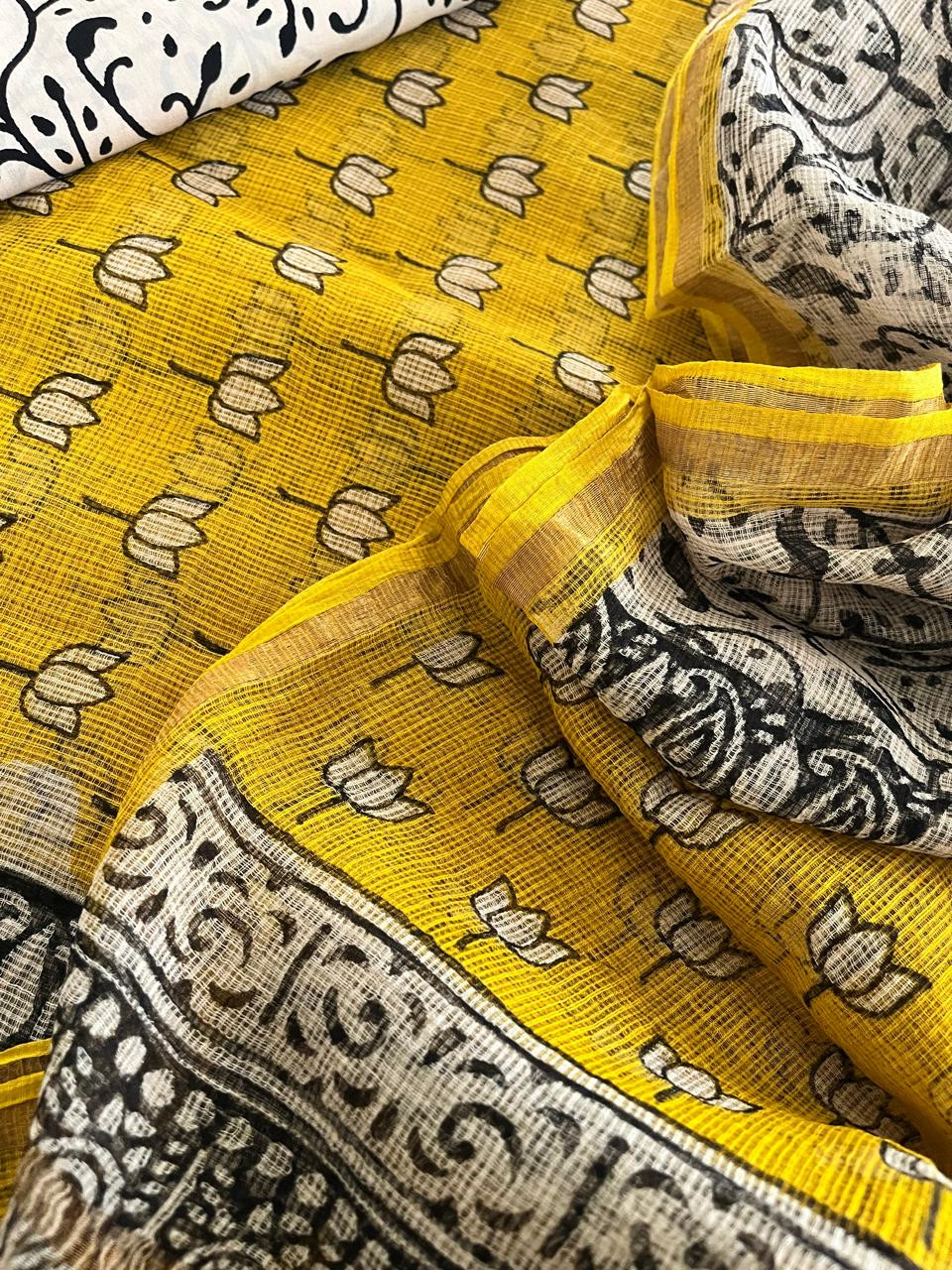 Pure Kota Cotton Handblock printed Suits