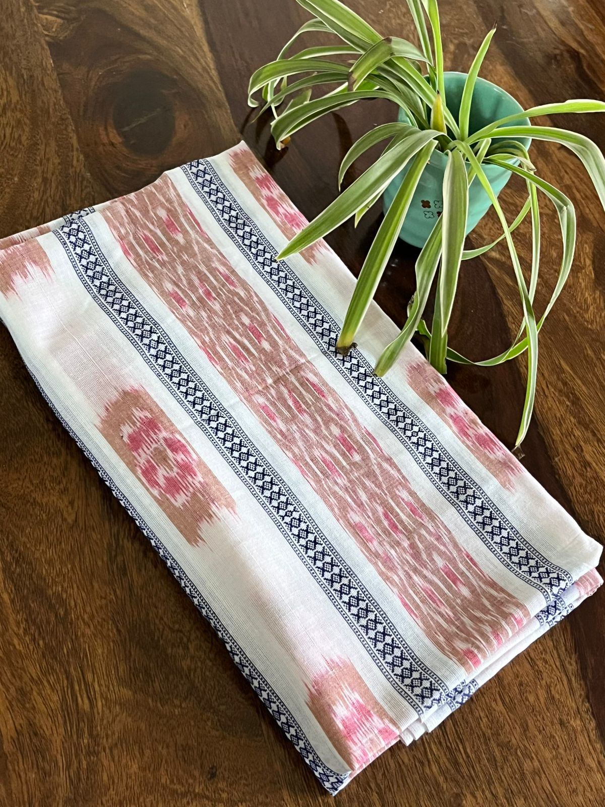 Pure cotton Handwoven Sambhalpuri Kurta - White