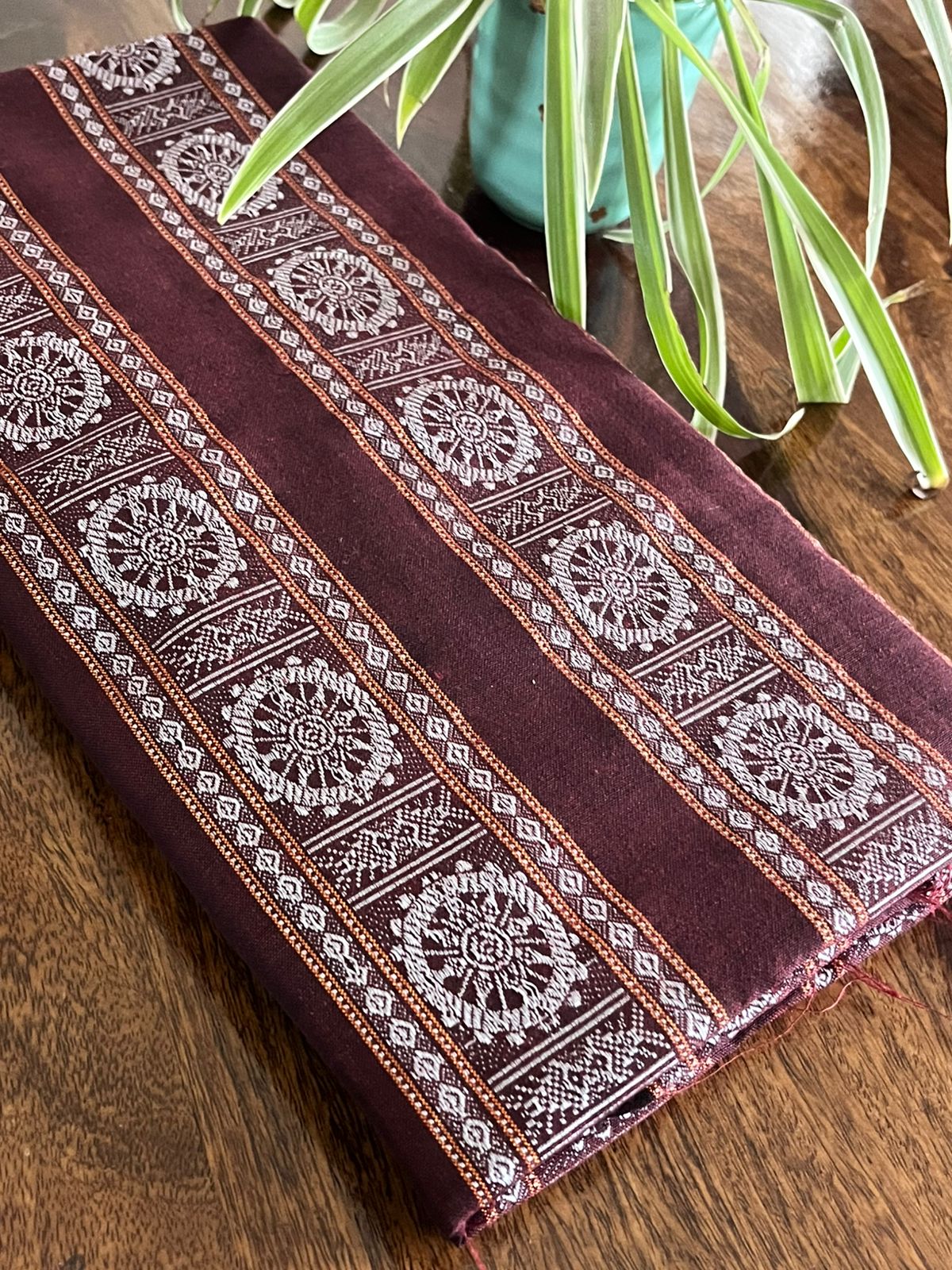 Pure cotton Handwoven Sambhalpuri Kurta - Brown