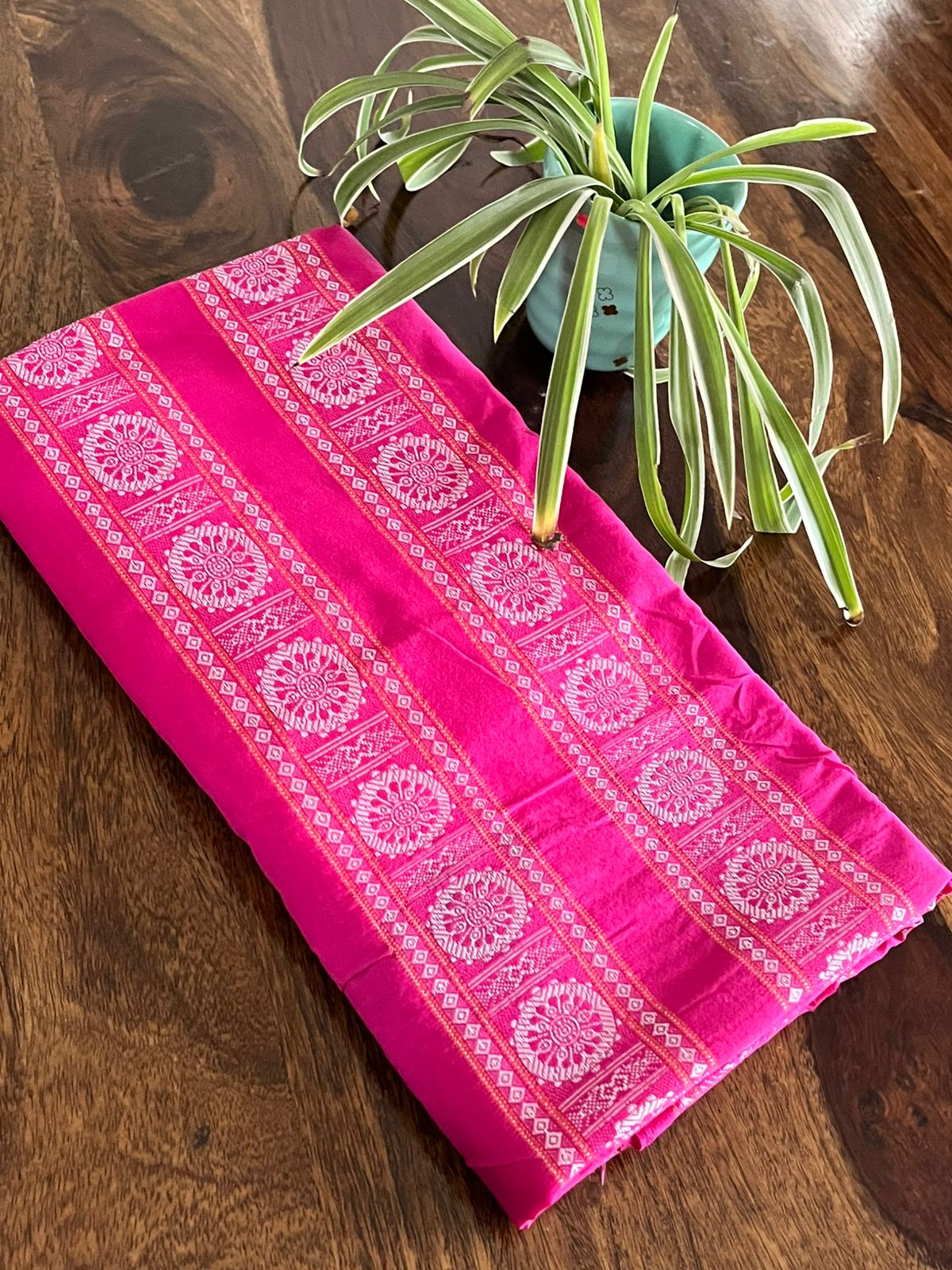 Pure cotton Handwoven Sambhalpuri Kurta - Pink