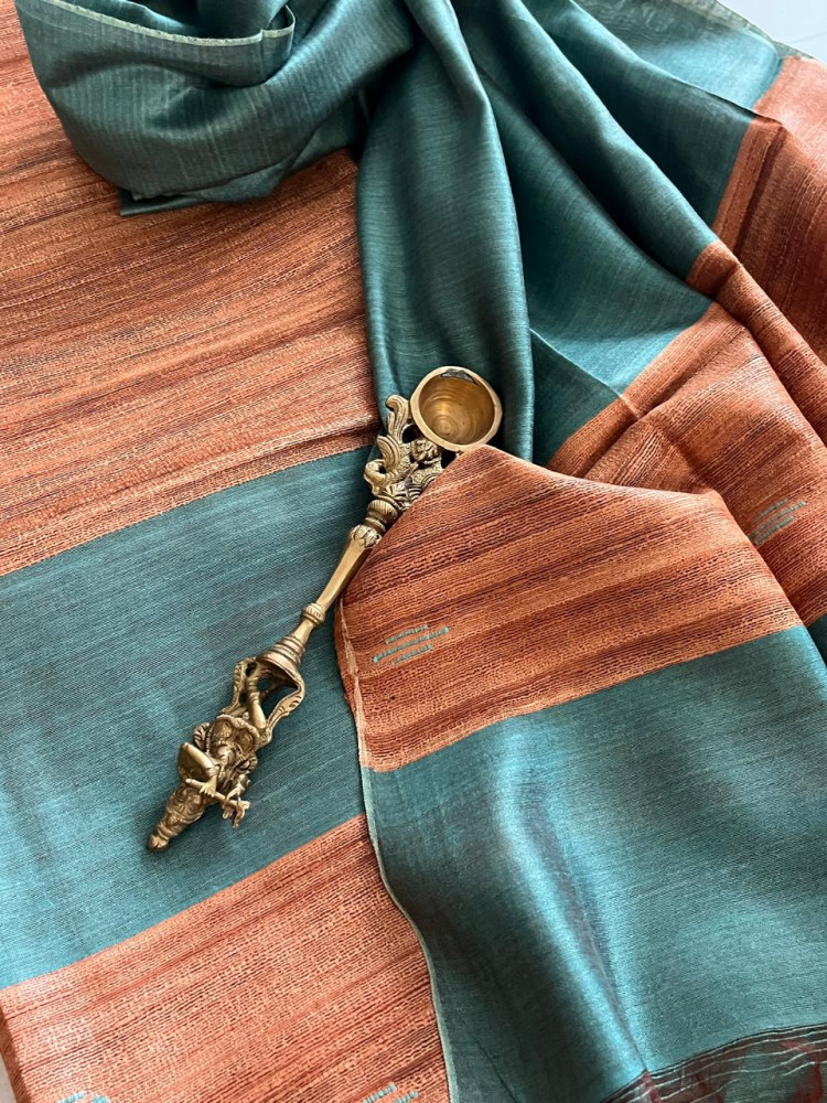Image of Pure Tussar Geecha Silk Handwoven Suits