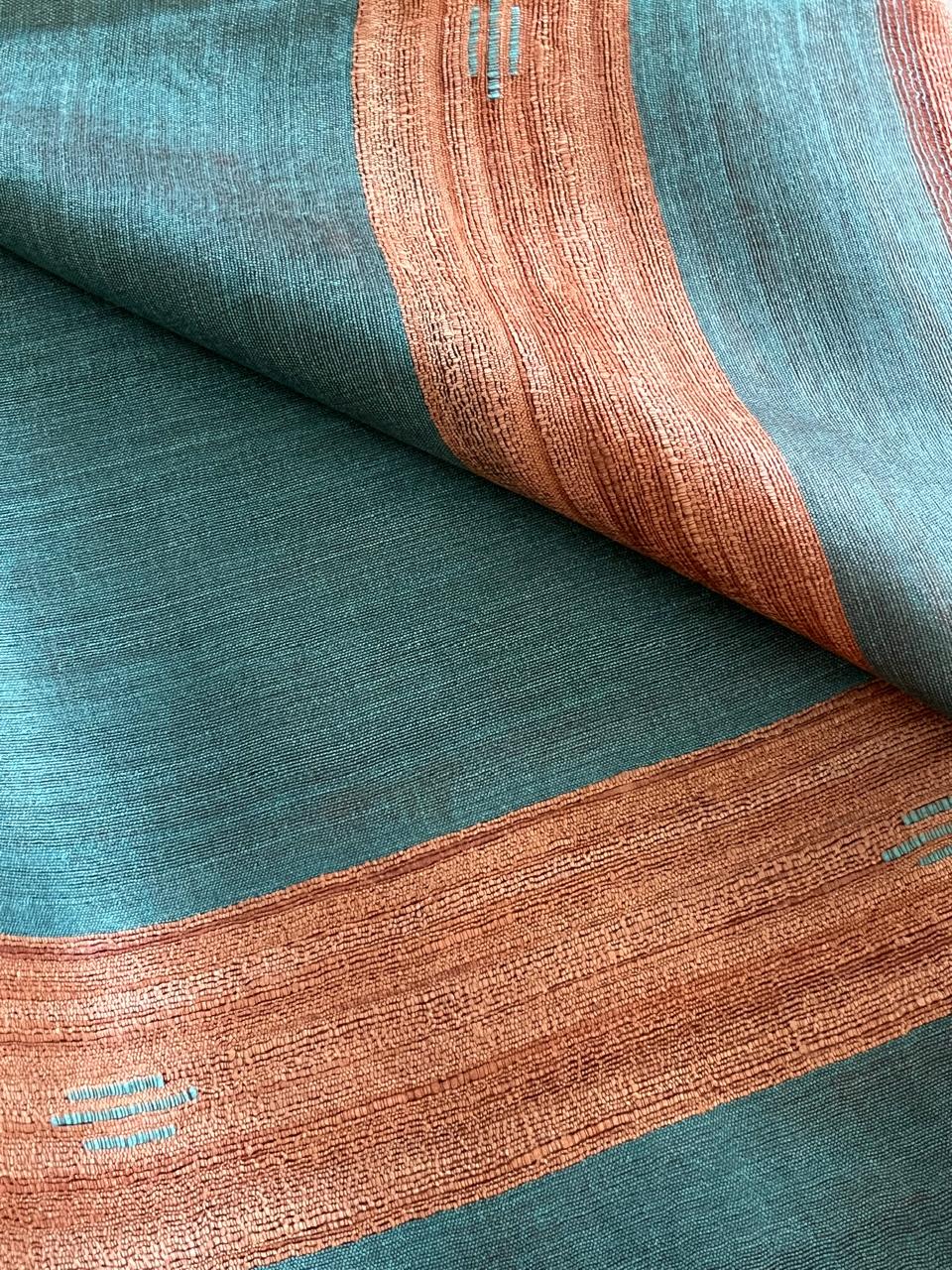 Pure Tussar Geecha Silk Handwoven Suits