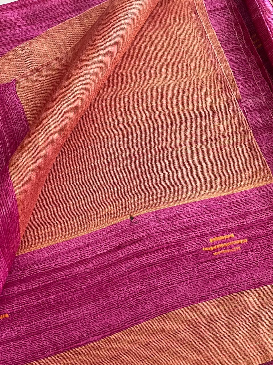 Pure Tussar Geecha Silk Handwoven Suits