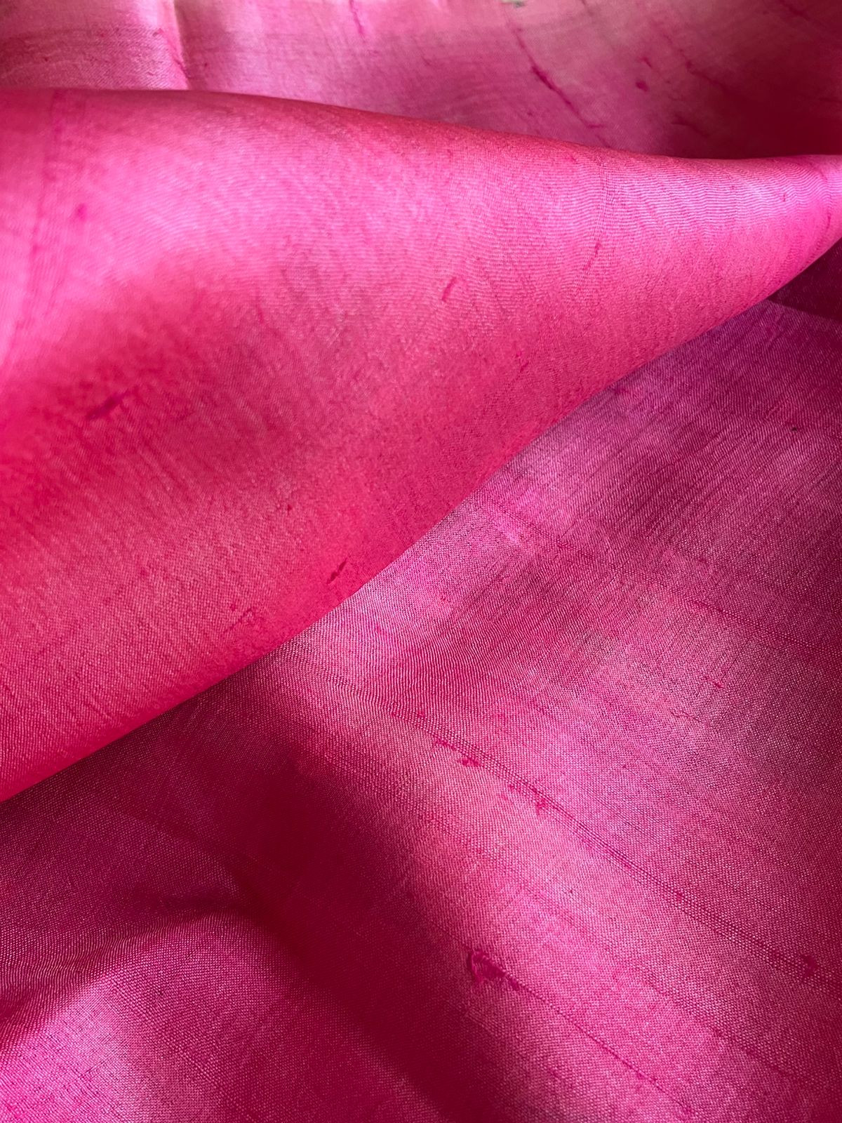 Very exclusive Pure Tussar Silk Saree with Handpainted - Off White with Pink