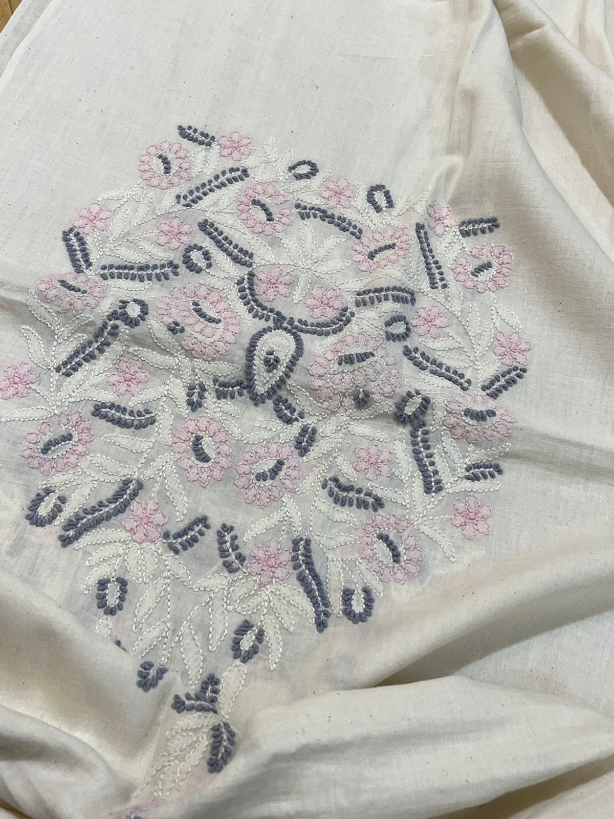 Beautiful Handloom cotton Kurtas with Hand embroidery