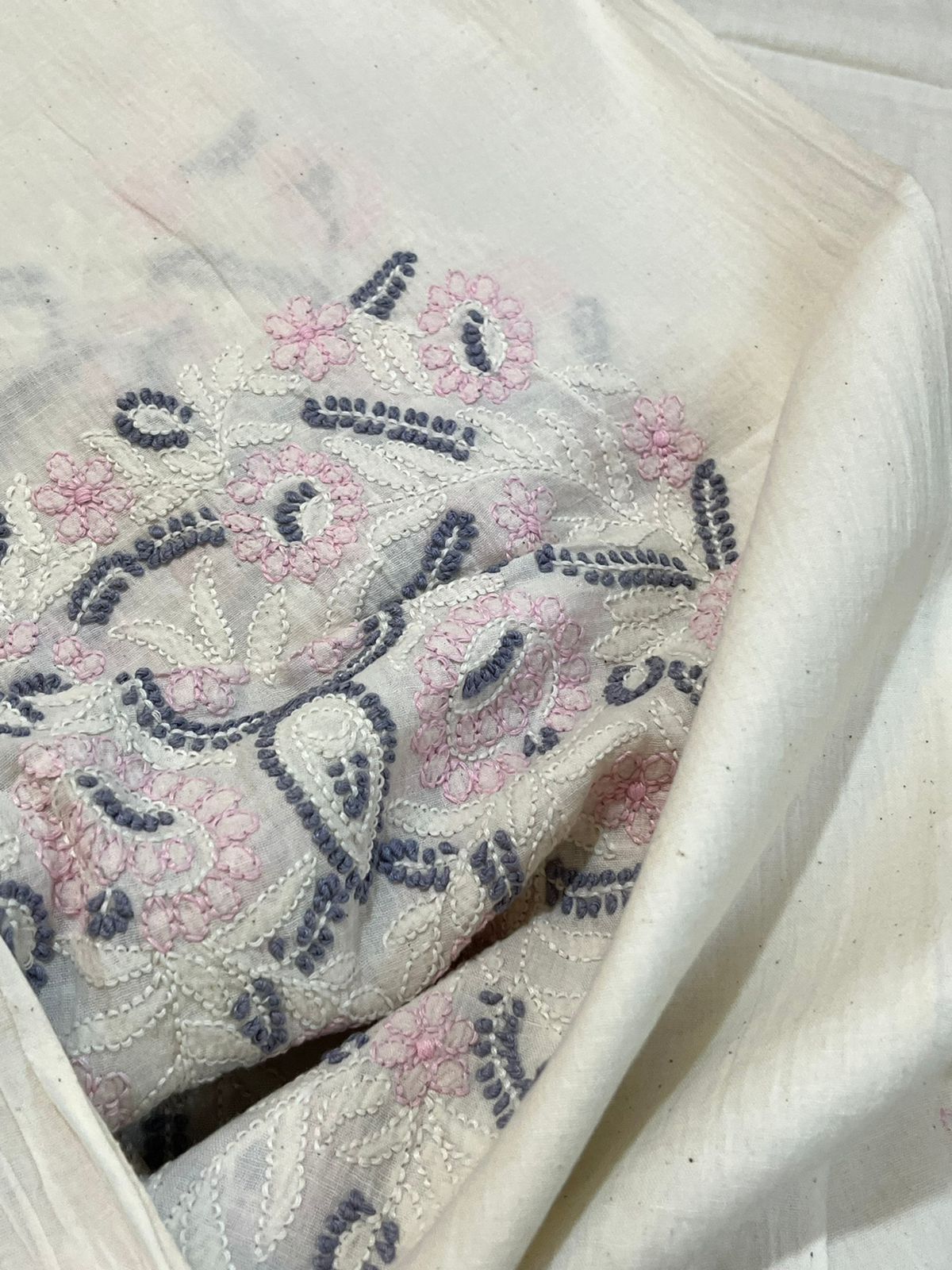 Beautiful Handloom cotton Kurtas with Hand embroidery