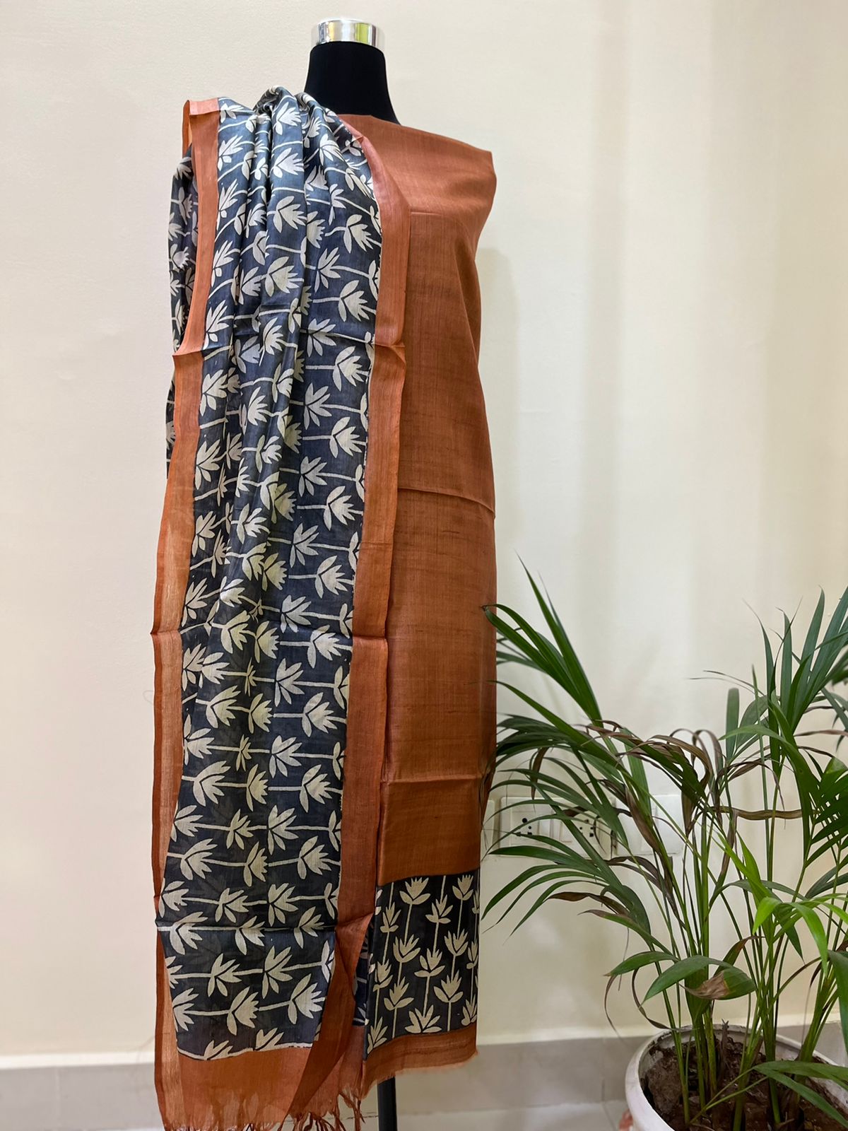 Beautiful Pure Tussar Silk Kurta Dupatta Sets