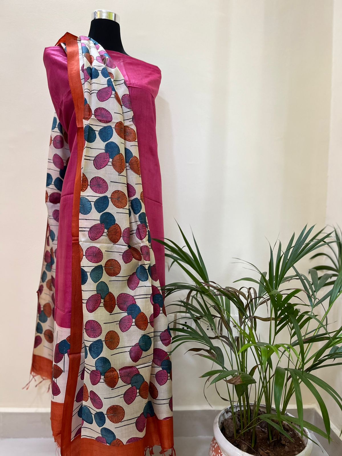 Beautiful Pure Tussar Silk Kurta Dupatta Sets