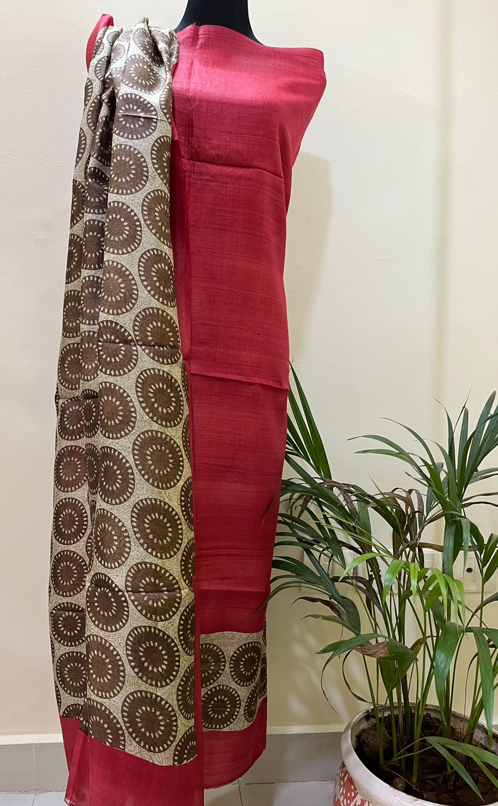 Beautiful Pure Tussar Silk Kurta Dupatta Sets