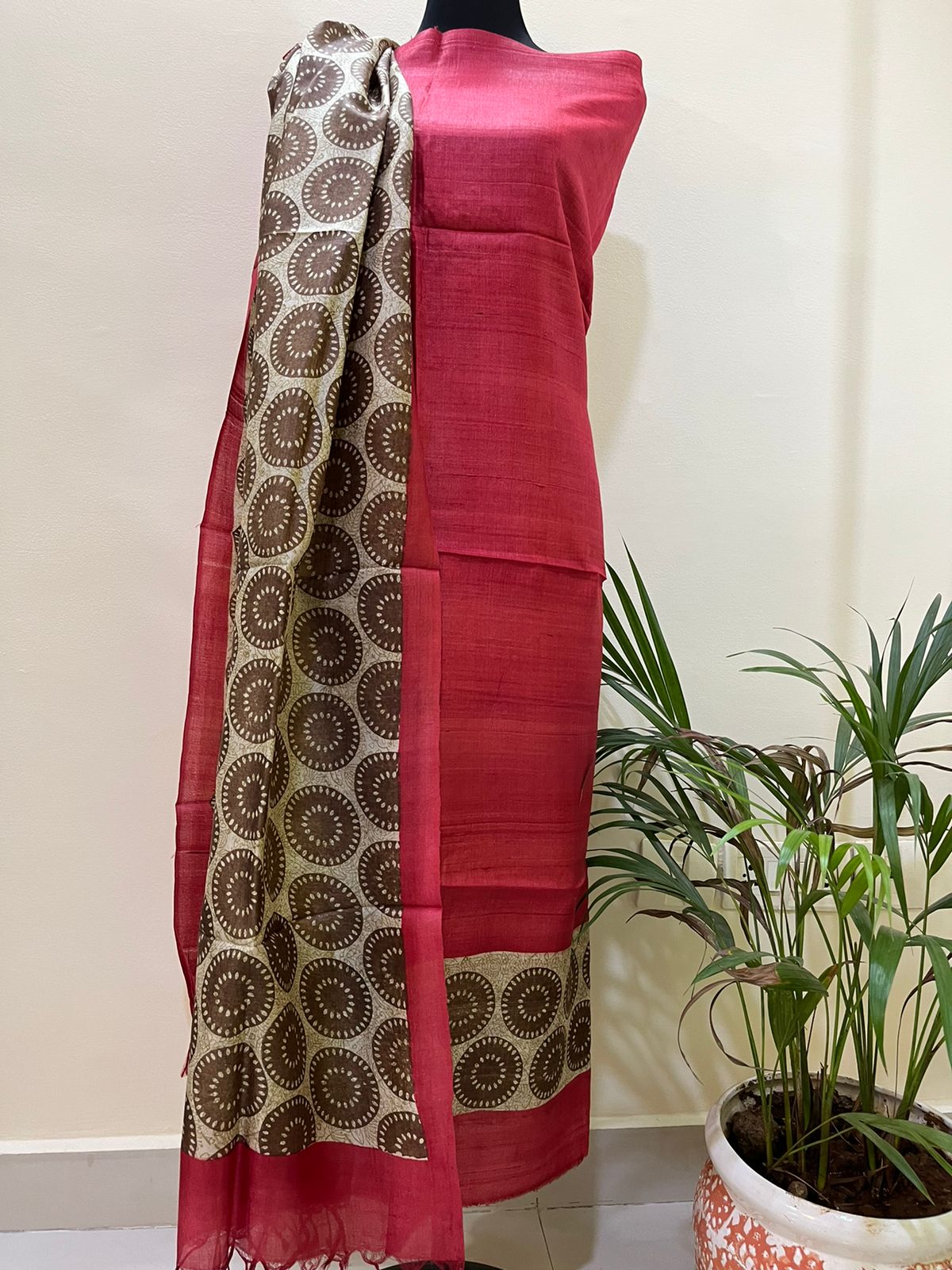Beautiful Pure Tussar Silk Kurta Dupatta Sets