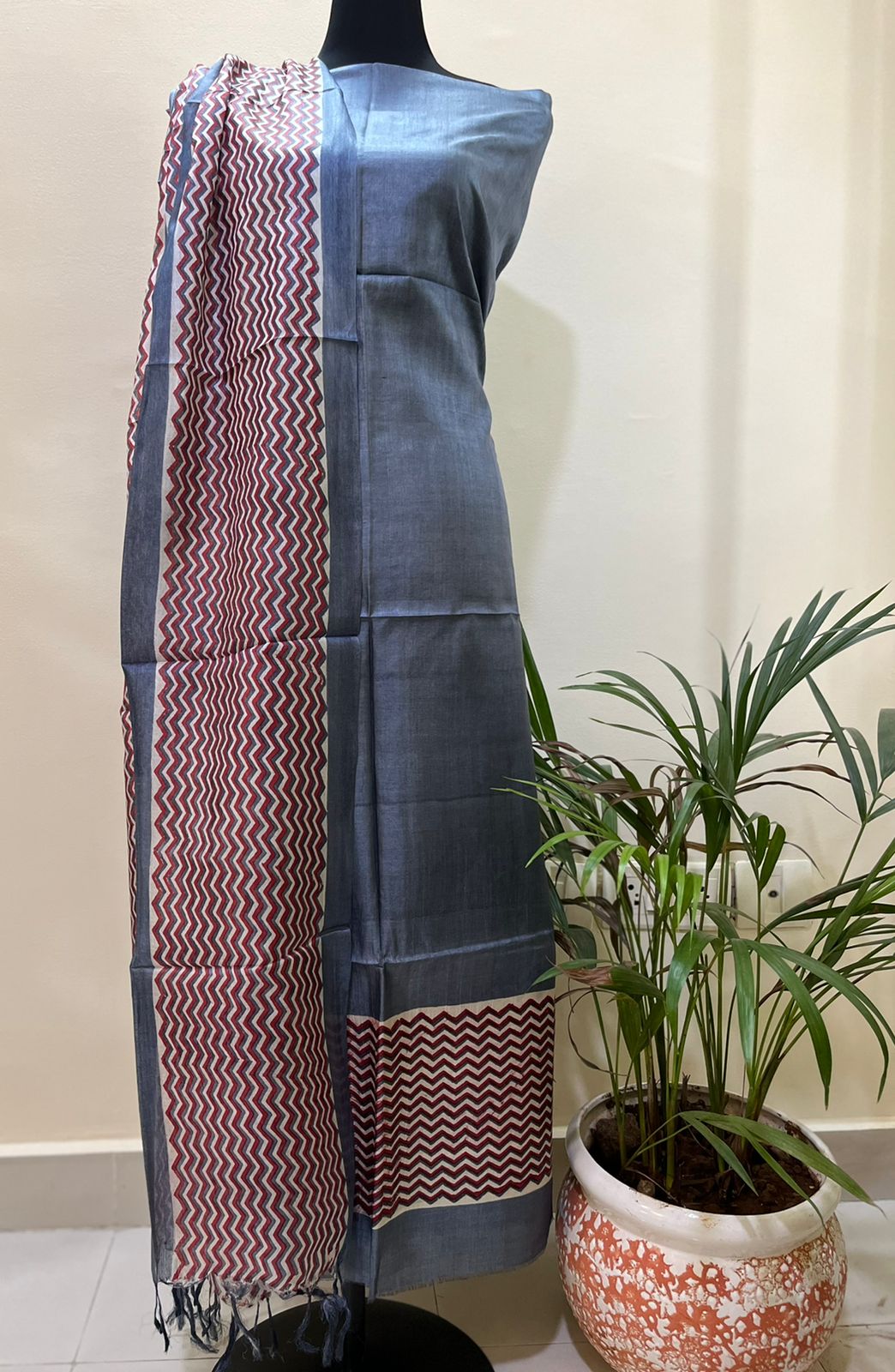 Beautiful Pure Tussar Silk Kurta Dupatta Sets