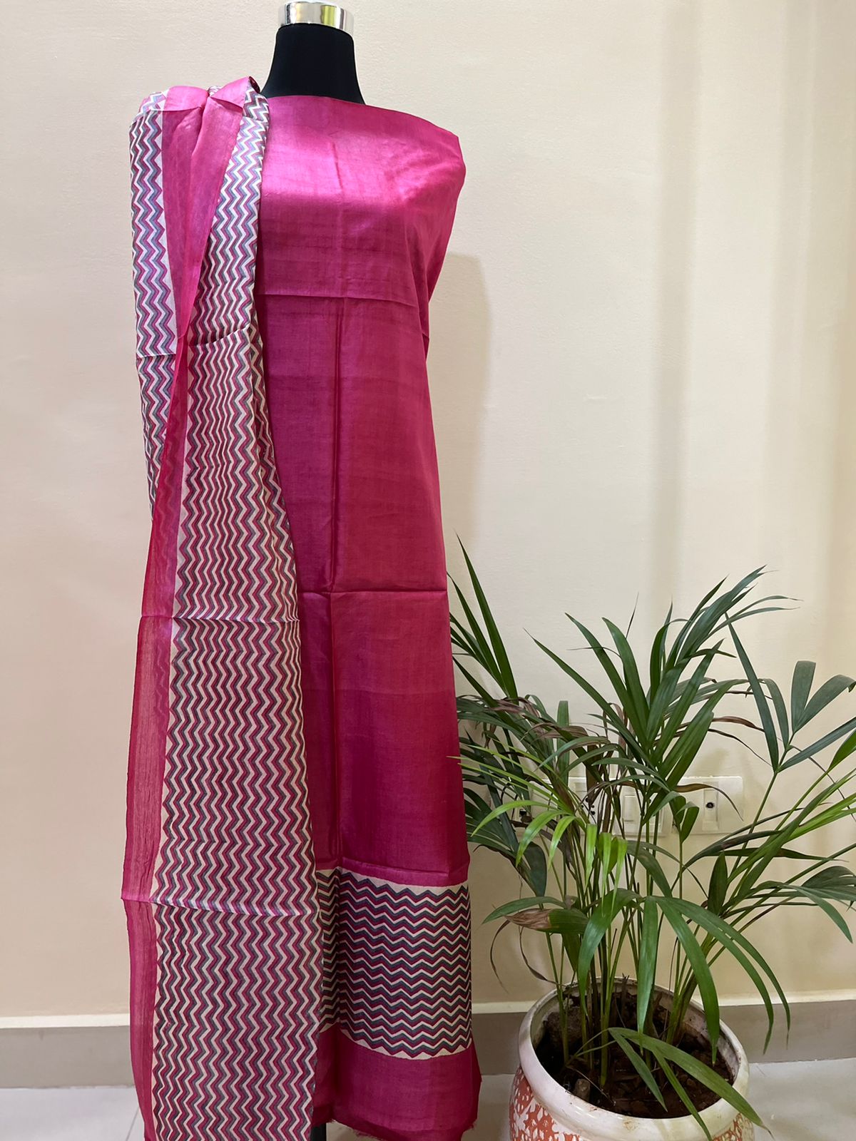 Beautiful Pure Tussar Silk Kurta Dupatta Sets