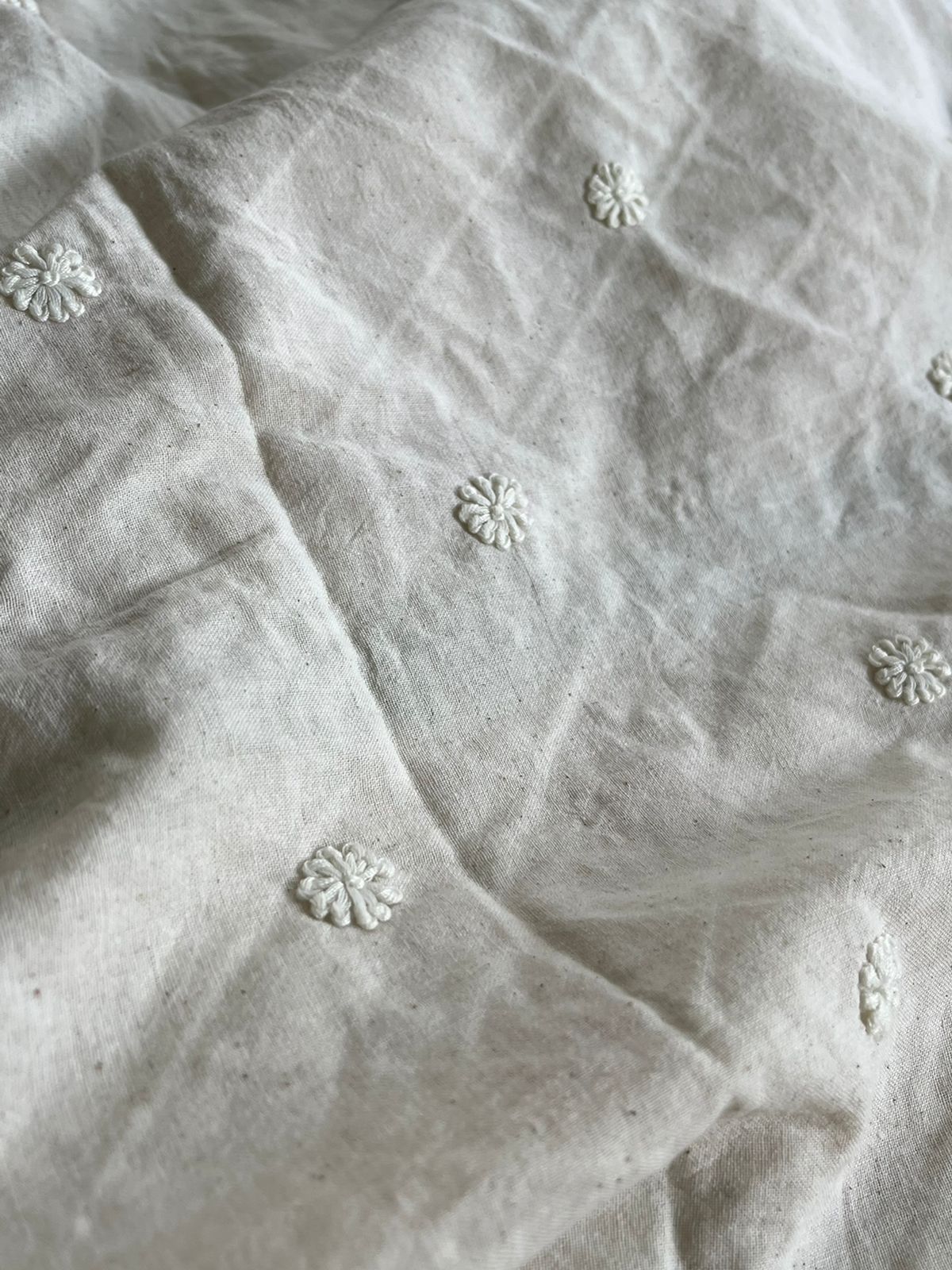 Beautiful Handloom cotton Kurtas with Hand Mirror work and kutch embroidery